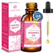 Óleo de vitamina E Leven Rose 75.000 UI 30 mL 100% natural orgânico Óleo de vitamina E Leven Rose 75.000 UI 30 mL 100% natural orgânico
