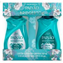 Óleo Deo Corporal Paixão Bridgerton Dama de Prata 100ml + Loção Deo Hidratante 100ml