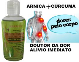ÓLEO DOUTOR DA DOR- Dores no Corpo Câimbras Anti-inflamatório Massagem Arnica Cúrcuma57