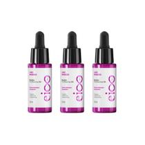 Oleo Eico Capilar 30Ml Pro Booster Liso Magico - Kit Com 3Un