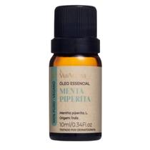 Óleo Essencial 100% Puro e Natural - Hortelã Pimenta Menta Piperita Via Aroma - 10ml - Aromaterapia