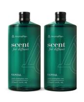 Óleo essencial AromaPlan Santal 946ml, pacote com 2 unidades de óleo difusor Óleo essencial AromaPlan Santal 946ml, pacote com 2 unidades de óleo difusor