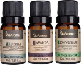 Oleo Essencial Aromaterapia Essencias Aromatizantes Para Difusor Massagens - Via Aroma