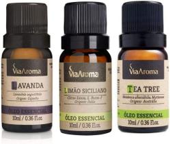 Oleo Essencial Aromaterapia Essencias Aromatizantes Para Difusor Massagens - Via Aroma