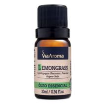 Oleo Essencial Aromaterapia para Melhorar a Concentração Via Aroma Lemongrass 10ml