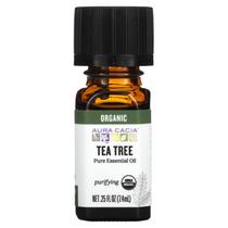 Óleo Essencial Aura Cacia Organic Tea Tree 7,4 mL Óleo Essencial Aura Cacia Organic Tea Tree 7,4 mL