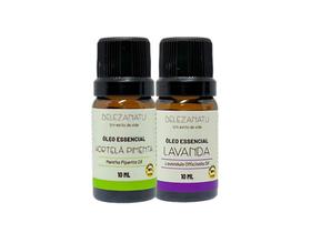 Óleo essencial belezanatu 10ml hortela pimenta e lavanda Óleo essencial belezanatu 10ml hortela pimenta e lavanda