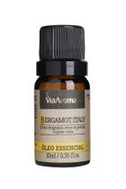 Óleo Essencial Bergamota Para Aromaterapia Via Aroma 10 Ml Puro e Natural