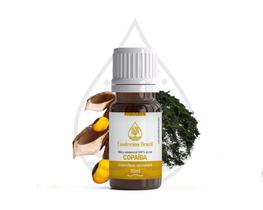 Óleo Essencial de Copaíba 10ml - Previne e Trata Enxaquecas, Dores Musculares, Estrias e Celulites - Essências Brasil