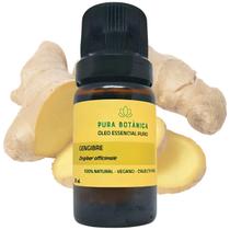 Óleo essencial de Gengibre 10 mL Puro e natural Aromaterapia, Massagens, Uso tópico Pura Botânica