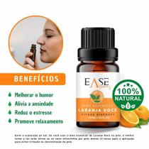 Óleo essencial de Laranja Doce 10ml Ease Aromas 100% puro e natural