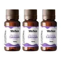 Óleo essencial de lavanda 10ml Vita Derm - 3 unidades