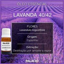 Óleo Essencial de Lavanda 40/42 10 ml 100% Puro