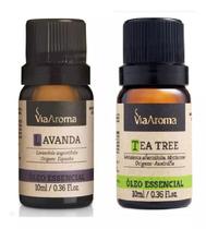 Óleo essencial de lavanda e tea tree ( melaleuca ) via aroma