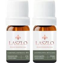 Óleo Essencial de Lavanda Fina e Camomila Romana 10ml Laszlo Óleo Essencial de Lavanda Fina e Camomila Romana 10ml Laszlo