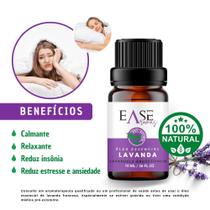 Óleo essencial de Lavanda Francesa 10ml Ease Aromas 100% puro e natural