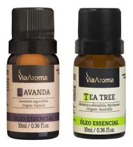 Óleo Essencial de Lavanda + Tea Tree (melaleuca) Via Aroma