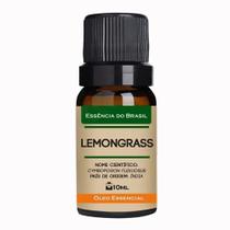 Óleo Essencial De Lemongrass 10ml - Puro E Natural - Oferta - Essência do Brasil
