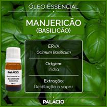 Óleo Essencial de Manjericão (Basilicão) 10 ml 100% Puro