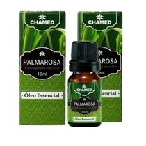 Óleo Essencial de Palmarosa 10ml 100% Puro Chamed - 2 Frascos Óleo Essencial de Palmarosa 10ml 100% Puro Chamed - 2 Frascos