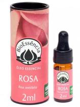 Óleo Essencial de Rosa 2ml Bioessência Puro Para Aromaterapia, Difusor e Cosméticos Naturais