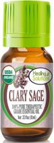 Óleo Essencial de Sálvia Esclareia Orgânico Healing Solutions 10ml Óleo Essencial de Sálvia Esclareia Orgânico Healing Solutions 10ml