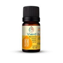 Óleo Essencial de Ylang Ylang 10ml VVerd Aroma Floral para Relaxamento, Cuidados com a Pele e Cabelo