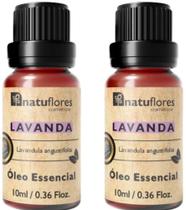 ÓLEO ESSENCIAL LAVANDA 10ml NATUFLORES KIT 2 UND