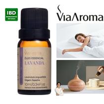 Oleo Essencial Lavanda 10ml Via Aroma Puro e Natural