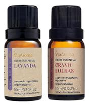 Óleo Essencial Lavanda + Cravo Folhas 100% Puro Via Aroma Óleo Essencial Lavanda + Cravo Folhas 100% Puro Via Aroma