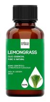 Óleo Essencial Lemongrass 100Ml - Puro E Natural