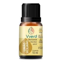 Óleo Essencial Limão Siciliano 10ml Puro, Natural, Aromatização e Energia para Ambientes Vverd