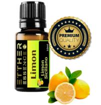 Óleo Essencial Limon Siciliano 100% Natural Etther 10ml aromaterapia