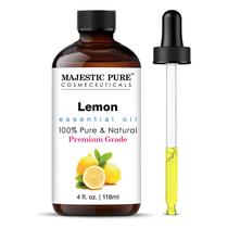 Óleo essencial Majestic Pure Lemon 120mL com conta-gotas de vidro Óleo essencial Majestic Pure Lemon 120mL com conta-gotas de vidro
