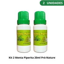 Óleo Essencial Menta Piperita Kit 2x20ml Aromaterapia Relax