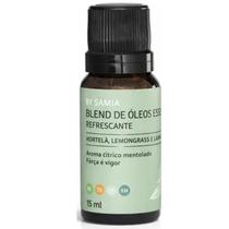 Óleo Essencial Mix Blend Respiratório Refrescante Frasco Grande 15ml 100 % Original - By Samia Óleo Essencial Mix Blend Respiratório Refrescante Frasco Grande 15ml 100 % Original - By Samia