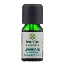Óleo Essencial Orgânico de Lemongrass (Capim-limão) 10ml Terra Flor - terraflor