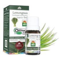 Óleo Essencial Orgânico Lemongrass WNF 5ml Capim Limão