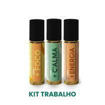 ÓLEO ESSENCIAL PARA TRABALHAR - Kit de Óleos Essenciais para dar Energia, Disposição, Foco, Concentração e Calma