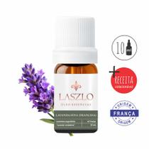 Óleo Essencial Puro de Lavanda Fina Francesa Laszlo 10ml para Aromaterapia