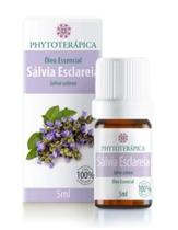Óleo Essencial Sálvia Esclareia 5 ml Phytoterápica Óleo Essencial Sálvia Esclareia 5 ml Phytoterápica