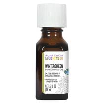 Óleo essencial Wintergreen (gualtheria procumbens) 0,5 fl oz por Aura Cacia (pacote com 4)