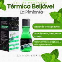 Óleo Excitante Beijável Coméstivel Algodão Doce Aroma de Menta Hot 35ml La Pimienta Óleo Excitante Beijável Coméstivel Algodão Doce Aroma de Menta Hot 35ml La Pimienta