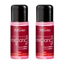 Óleo Expand Lubrificante Vasodilatador Excitante Masculino 2 Unidades - HOT FLOWERS