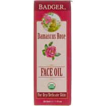 Óleo Facial Badger Rosa de Damasco para Pele Seca 2x30ml
