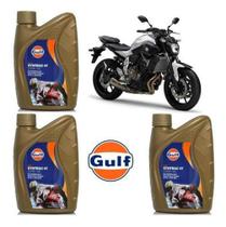 Óleo Filtro Gulf 10W40 100% Sintético Premium Yamaha Mt07