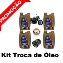 Óleo Filtro Gulf 15W50 100% Sintético Suzuki Bandit 650/1250