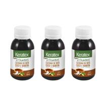 Oleo Fixed Keratex Bomba Vitaminas Coco E Babosa 60Ml - 3Un