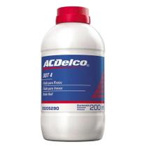 Óleo Fluído de Freio Dot4 ACDelco 200ml Óleo Fluído de Freio Dot4 ACDelco 200ml