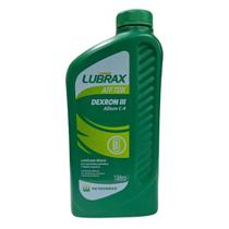 Óleo Fluido Lubrificante de Transmissão Manual Automática Hidráulica Lubrax ATF TDX Dexron III Allison C-4 Mineral Original